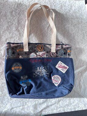 Disney Vacation Club Member Mickey Mouse Welcome Home - Blue Canvas Tote Bag 21